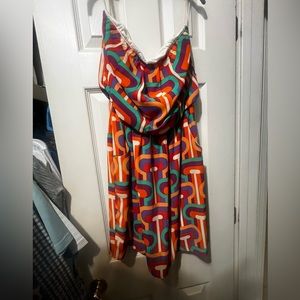 Mini dress with pockets